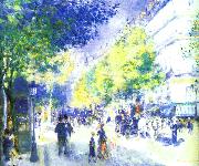 Pierre Renoir Les Grands Boulevards USA oil painting artist
